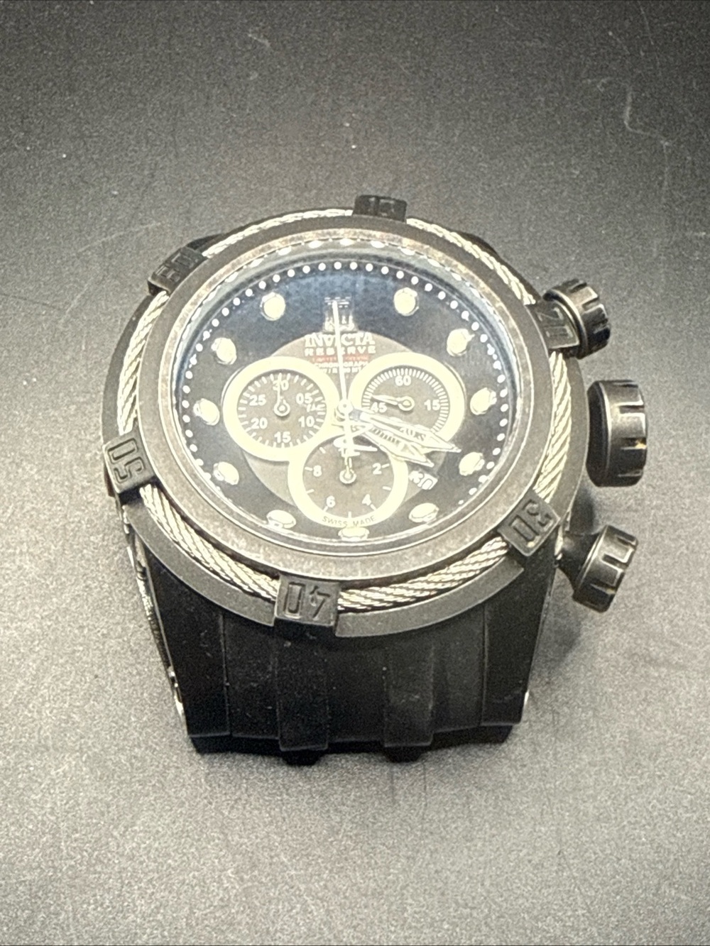 Invicta Reserve Jason Taylor #17838 Limited Edition 999 Made New Battery Needs B - Picture 7 of 7